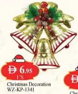 West Zone Supermarket Christmas Decoration Bell WZ-W25341 offer