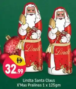 Shaklan Lindta Santa Claus X'Mas Pralines offer