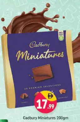 Shaklan Cadbury Miniatures offer