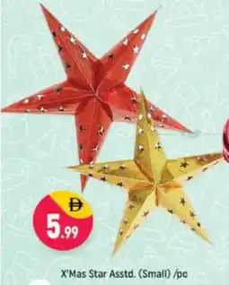 Shaklan X'Mas Star Asstd offer