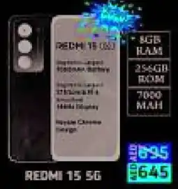 Amber Redmi 15 5G offer
