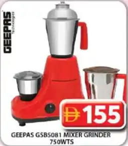 Grand Hyper Market Geepas GSB5081 Mixer Grinder offer