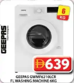 Grand Hyper Market Geepas GWMF6210LCR FL washing machine offer