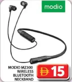 Grand Hyper Market Modio MZ300 Wireless Bluetooth Neckband offer