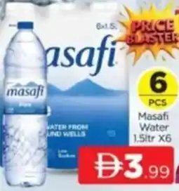 Al Madina Masafi Water offer