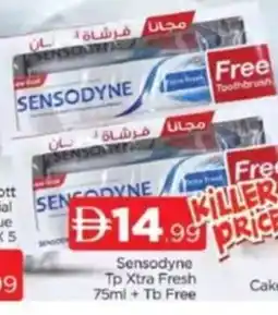 Al Madina Sensodyne Toothpaste Xtra Fresh + Toothbrush Free offer