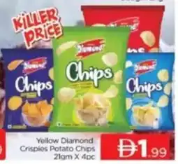 Al Madina Yellow Diamond Crispies Potato Chips offer