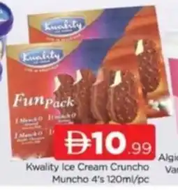 Al Madina Kwality Ice Cream Cruncho Muncho offer