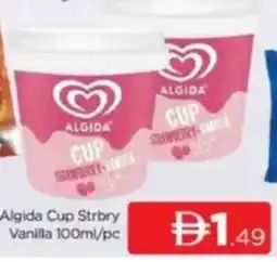 Al Madina Algida Cup Strawbery Vanilla offer