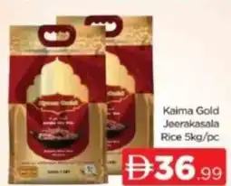 Al Madina Kaima Gold Jeerakasala Rice offer