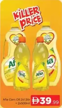 Al Madina Afia Corn Oil offer