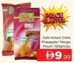 Al Madina Safa Instant Drink Pineapple / Mango Pouch offer