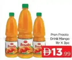 Al Madina Pran Frooto Drink Mango offer