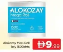 Al Madina Alokozay Maxi Roll 1ply 1500shts offer