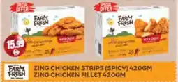 Almaya supermarket Zing chicken strips (spicy) /fresh zing chicken fillet offer
