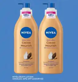 Almaya supermarket Nivea body lotion offer