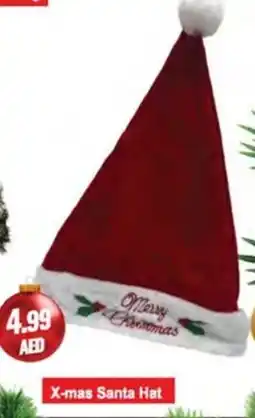 Almaya supermarket X-mas Santa Hat offer