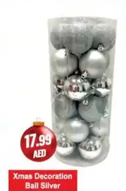 Almaya supermarket Xmas Decoration Ball Silver offer