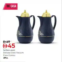 Nesto Delcasa glass vacuum flask combo offer