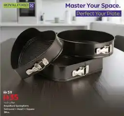 Nesto Royalford springform setround + heart + square offer