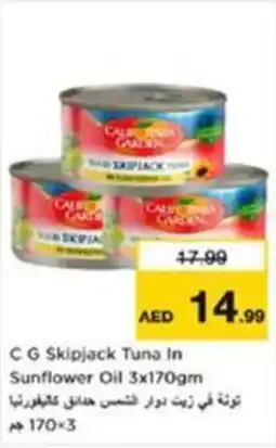 Nesto California Garden Skipjack Tuna In Sunflower Oil offer