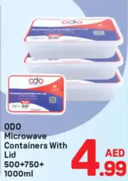 Day To Day Odo microwave containers with lid offer
