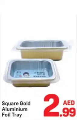 Day To Day Square gold aluminium foil tray offer