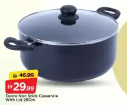 Mark & Save Taviro Non Stick Casserole With Lid offer