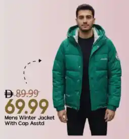 Mark & Save Mens Winter Jacket With Cap Asstd offer