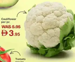 Choithrams Cauliflower per pc offer