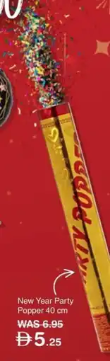 Choithrams New Year Party Popper offer