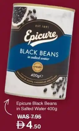 Choithrams Epicure Black Beans in Salted Water offer