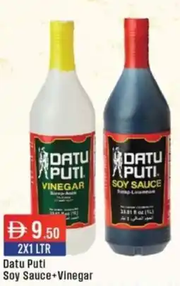 West Zone Supermarket Datu Puti Soy Sauce+Vinegar offer