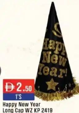 West Zone Supermarket Happy New Year Long Cap WZ KP 2419 offer