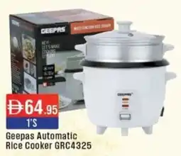 West Zone Supermarket Geepas Automatic Rice Cooker GRC4325 offer