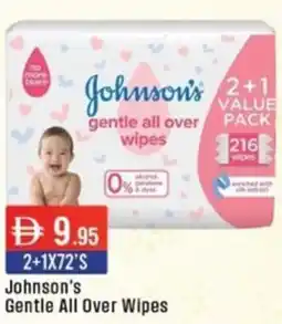 West Zone Supermarket Johnson's Gentle All Over Wipes offer