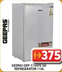 Grand Hyper Market Geepas GRF-1195PE SD refrigerator offer
