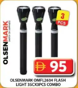 Grand Hyper Market Olsenmark OMFL2604 flash light combo offer