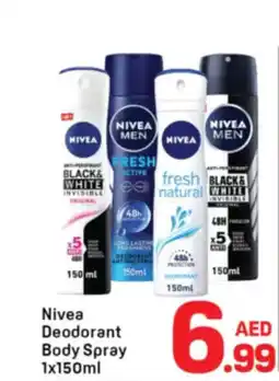 Day To Day Nivea Deodorant Body Spray offer