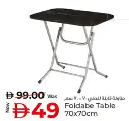 Kenz Hypermarket Foldabe Table offer