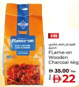 Kenz Hypermarket Flame-on Wooden Charcoal offer
