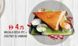 Safari Hypermarket Masala dosa+ chutney & sambar offer