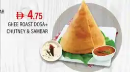Safari Hypermarket Ghee roast dosa+ chutney & sambar offer