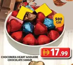 Grand Mall Sharjah Chocomira heart &square chocolate offer