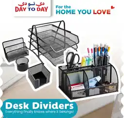Day To Day Desk Dividers offer