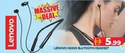 Grand Hyper Market Lenovo blutooth headset HE05X offer