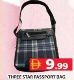 Grand Hyper Market Three star passport bag offer