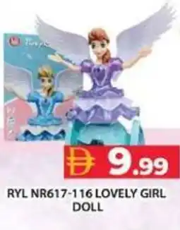 Grand Hyper Market Lovely girl doll RYL NR617-116 offer
