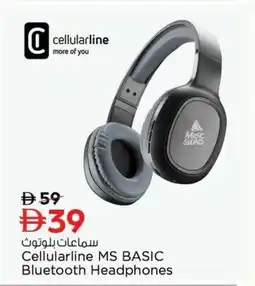 Nesto Cellularline MS basic bluetooth headphones offer