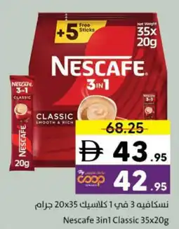 Sharjah Co-op Nescafe 3-in-1 Classic offer